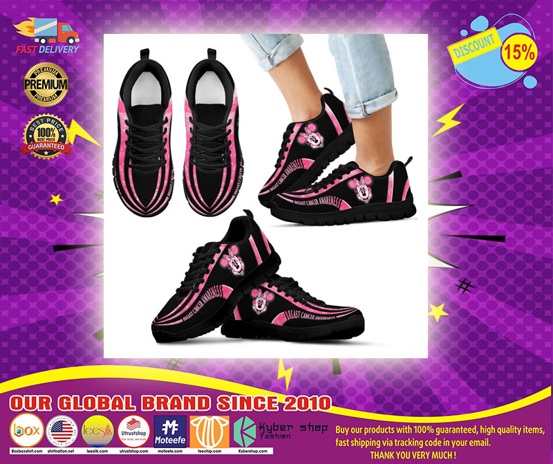 Minnie Mouse Breast cancer awareness Sneaker4