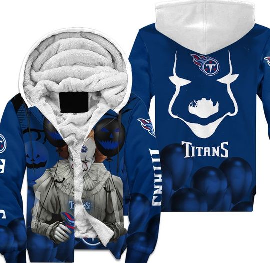 Tennessee titans pennywise the dancing clown it halloween 3d all over print hoodie – LIMITED EDITION