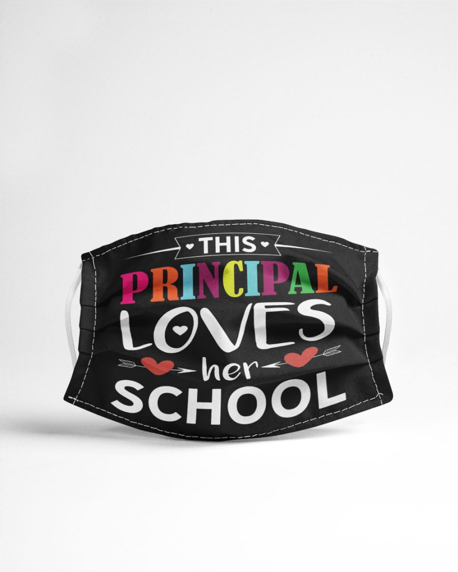 This principal loves her school face mask 1