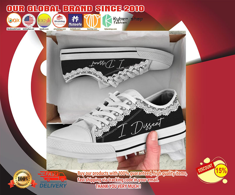I dissent low top shoes 4