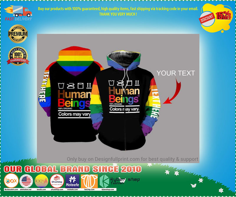 LGBT Human beings colors may vary US 3d hoodie 2