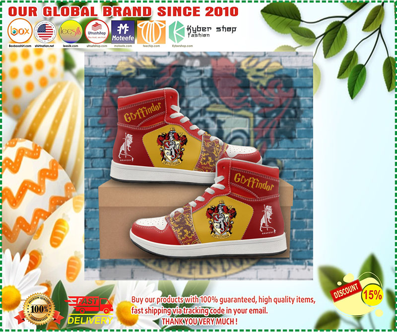 Harry Potter Gryffindor high top sneaker shoes 3