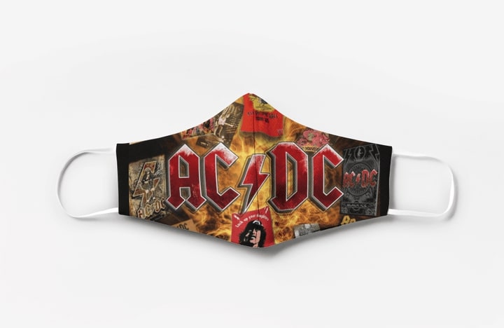 ACDC full printing face mask