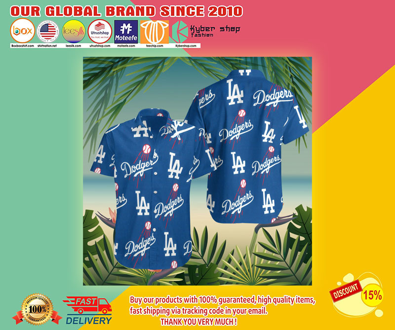 Dodgers LA hawaiian shirt1