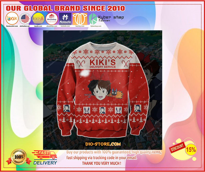 KIKI'S DELIVERY SERVICE UGLY CHRISTMAS SWEATER 3