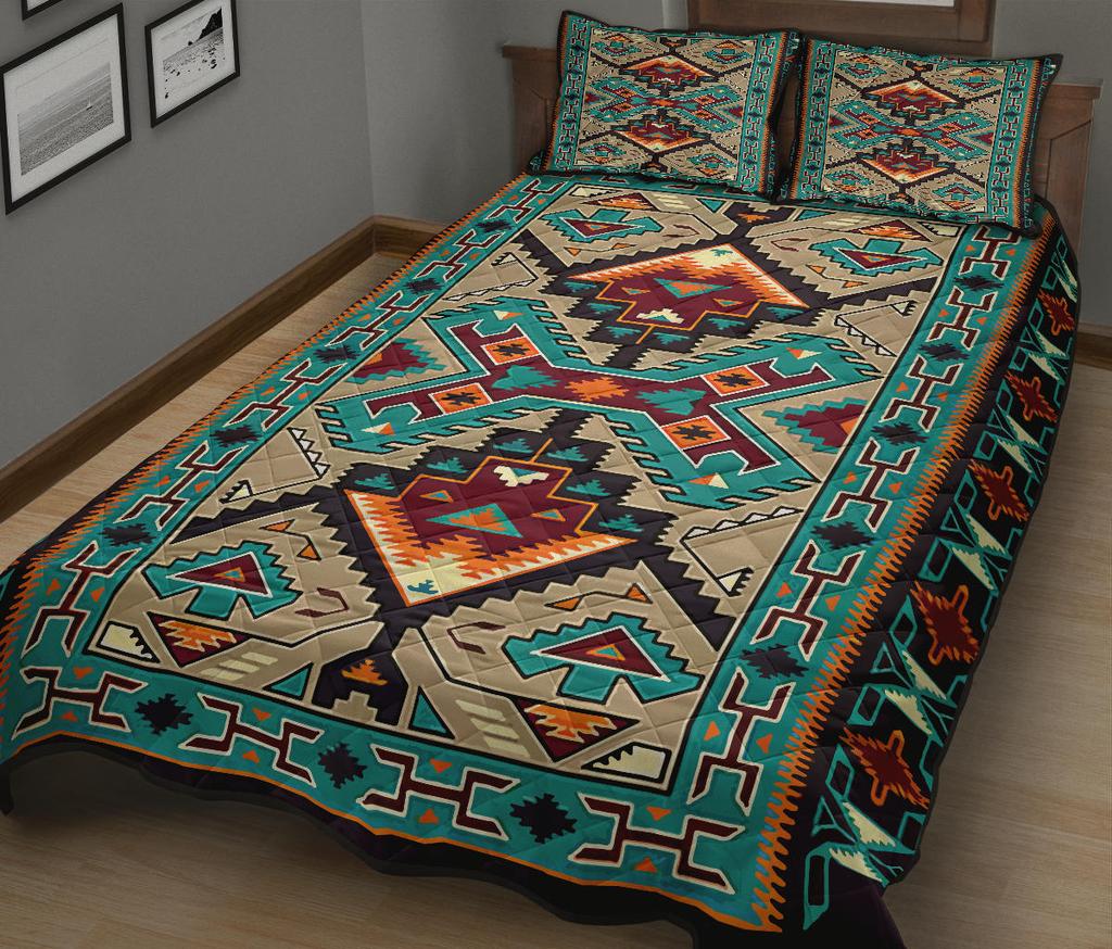 Blue south west native american quilt – maria