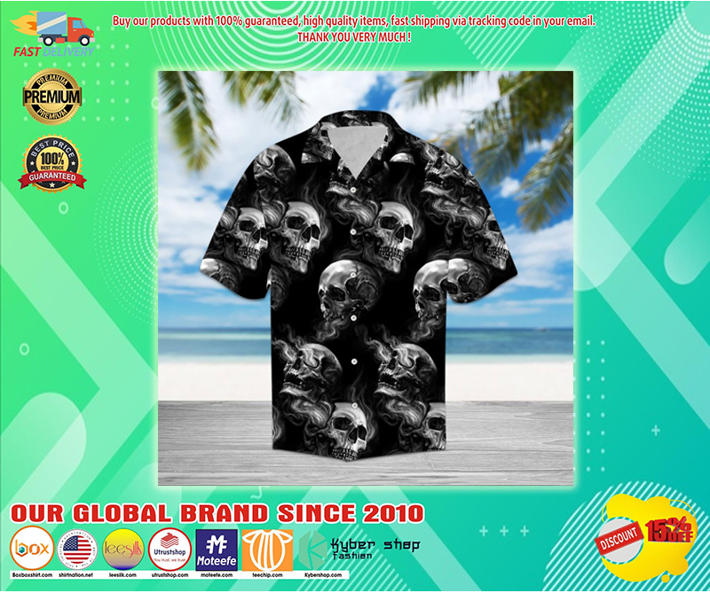Skulls Hawaiian shirt 2