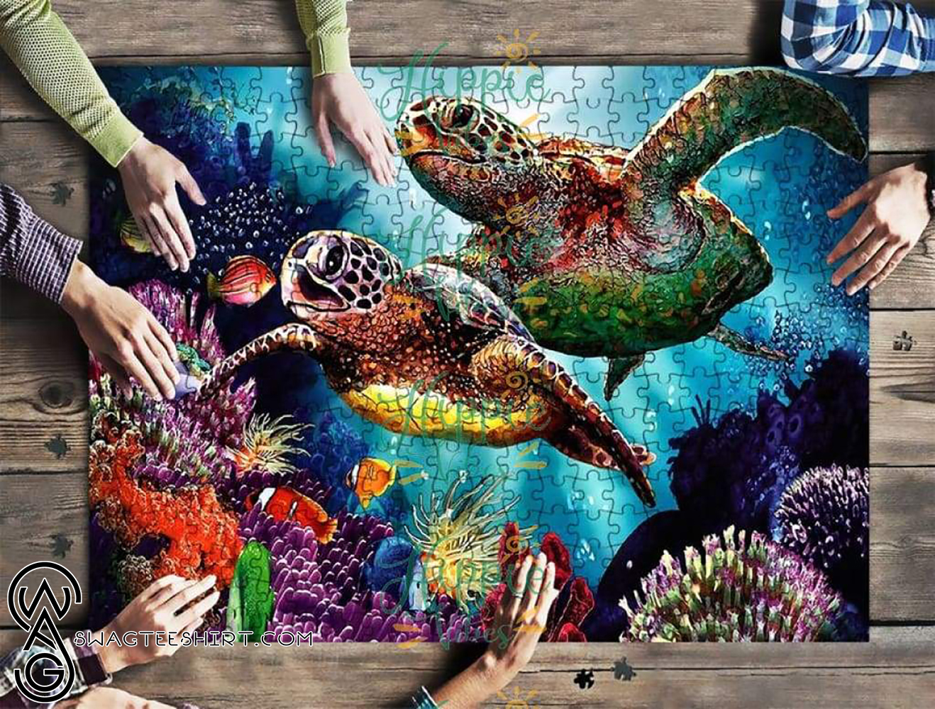 Save sea turtles jigsaw puzzle