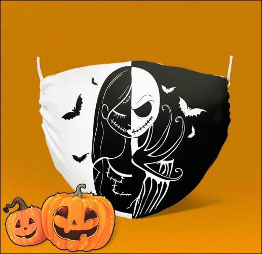 Halloween Jack Skellington and Sally face mask – dnstyles