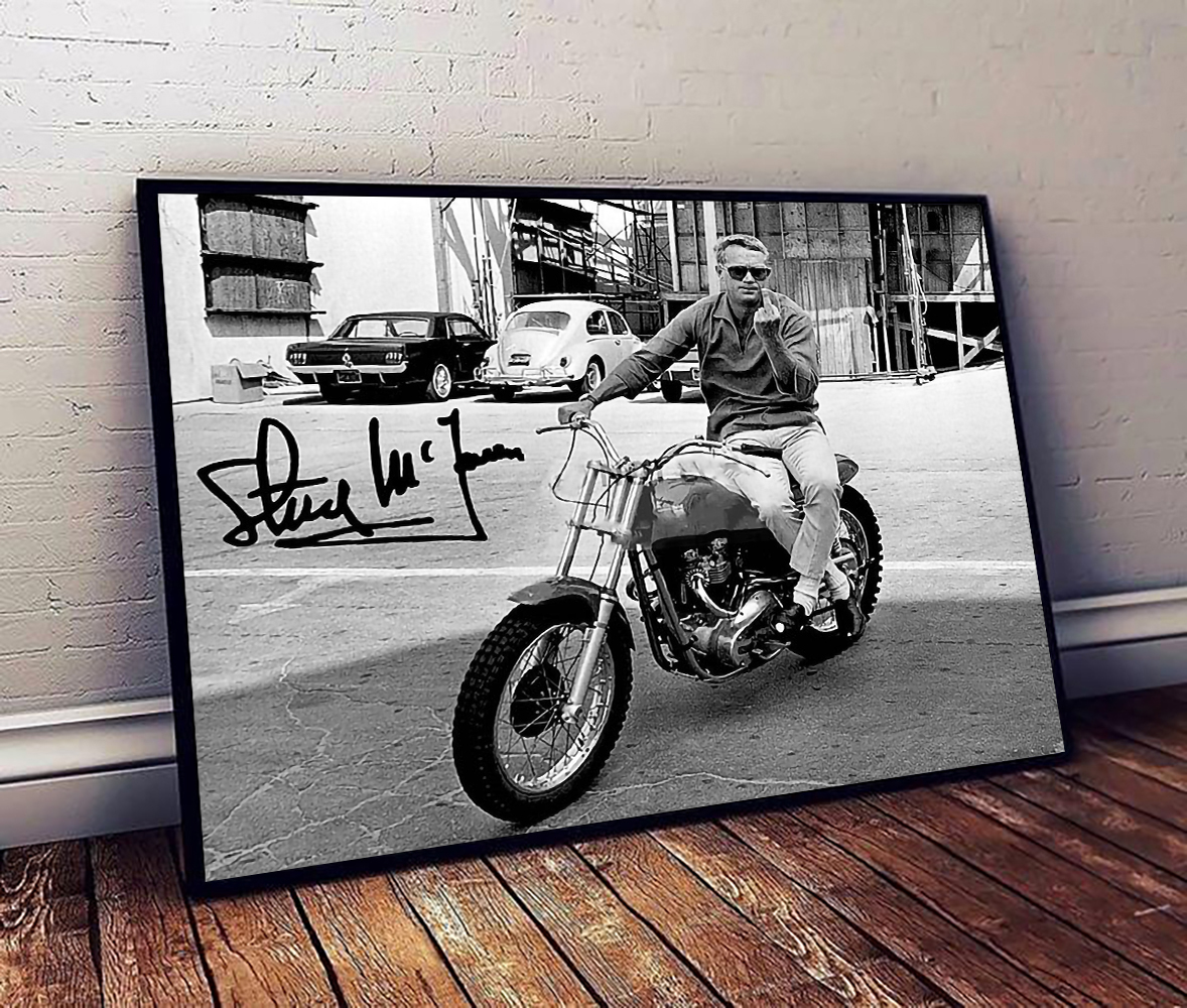 King of cool steve mcqueen poster – maria