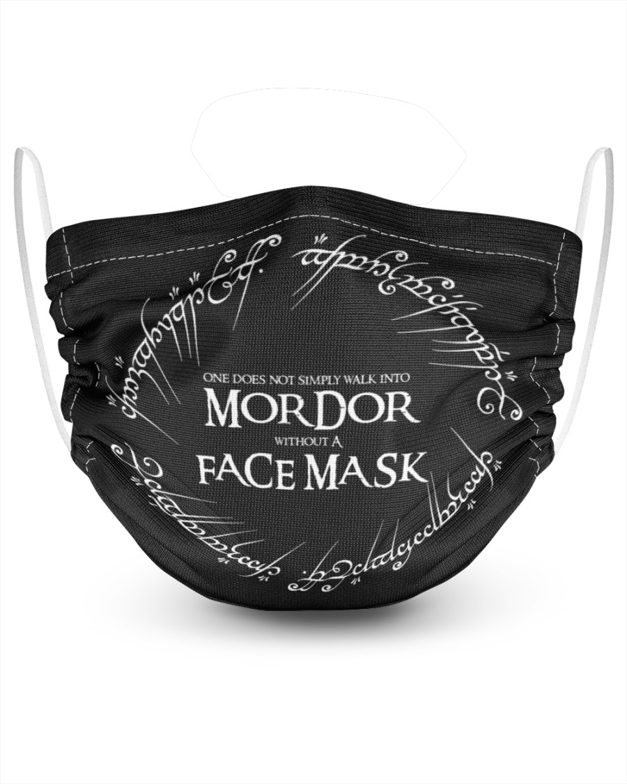 One does not simply walk into mordor without a face mask