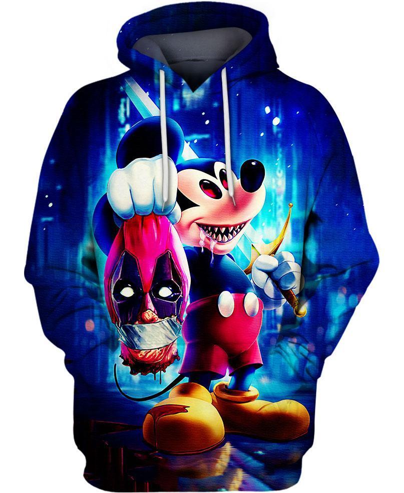 Halloween evil mickey mouse 3d hoodie – maria