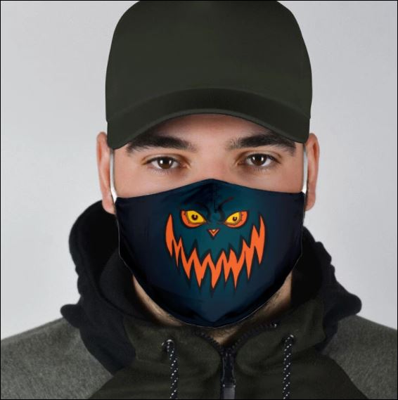 Halloween Grinch mouth face mask