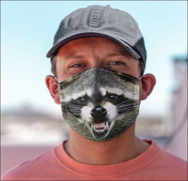Racoon mouth face mask