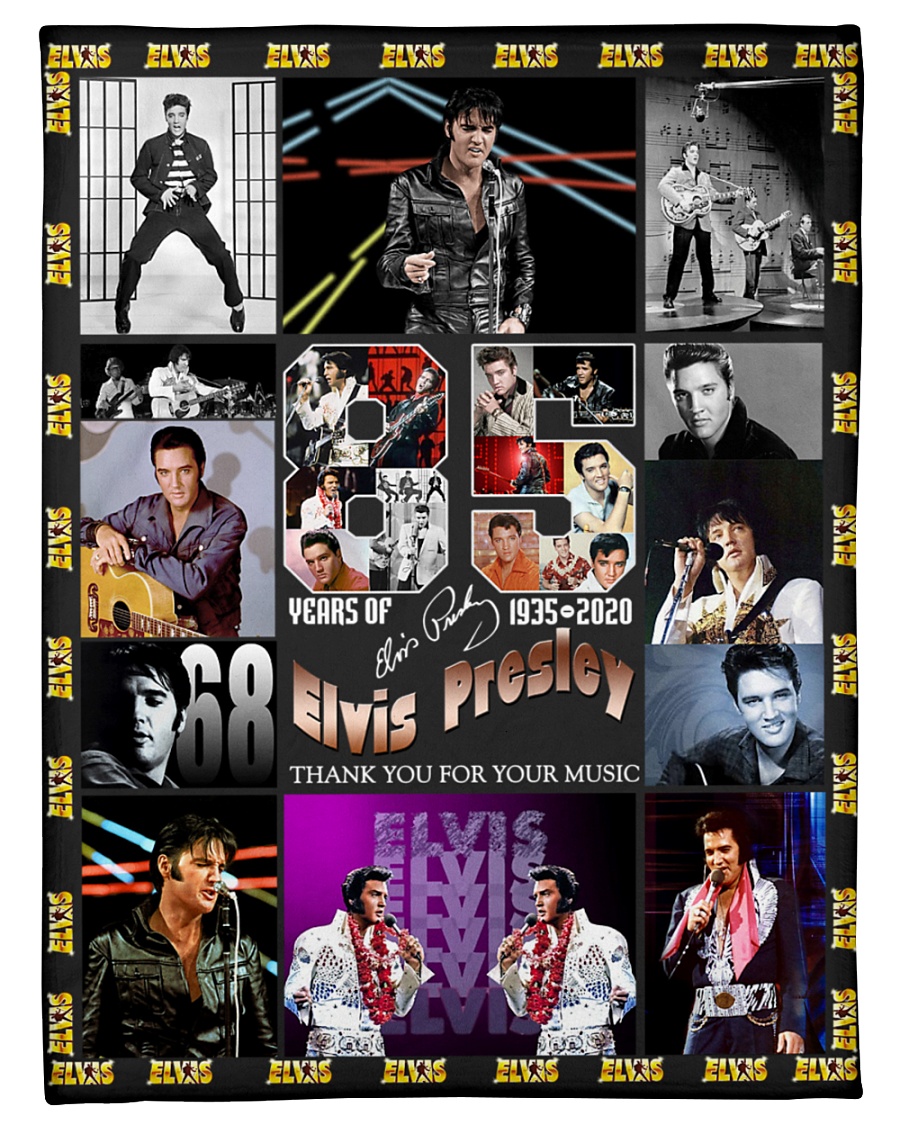 85 Years Of Elvis Presley 1935 2020 Thank You For Your Music Blanket – SALEOFF 130120