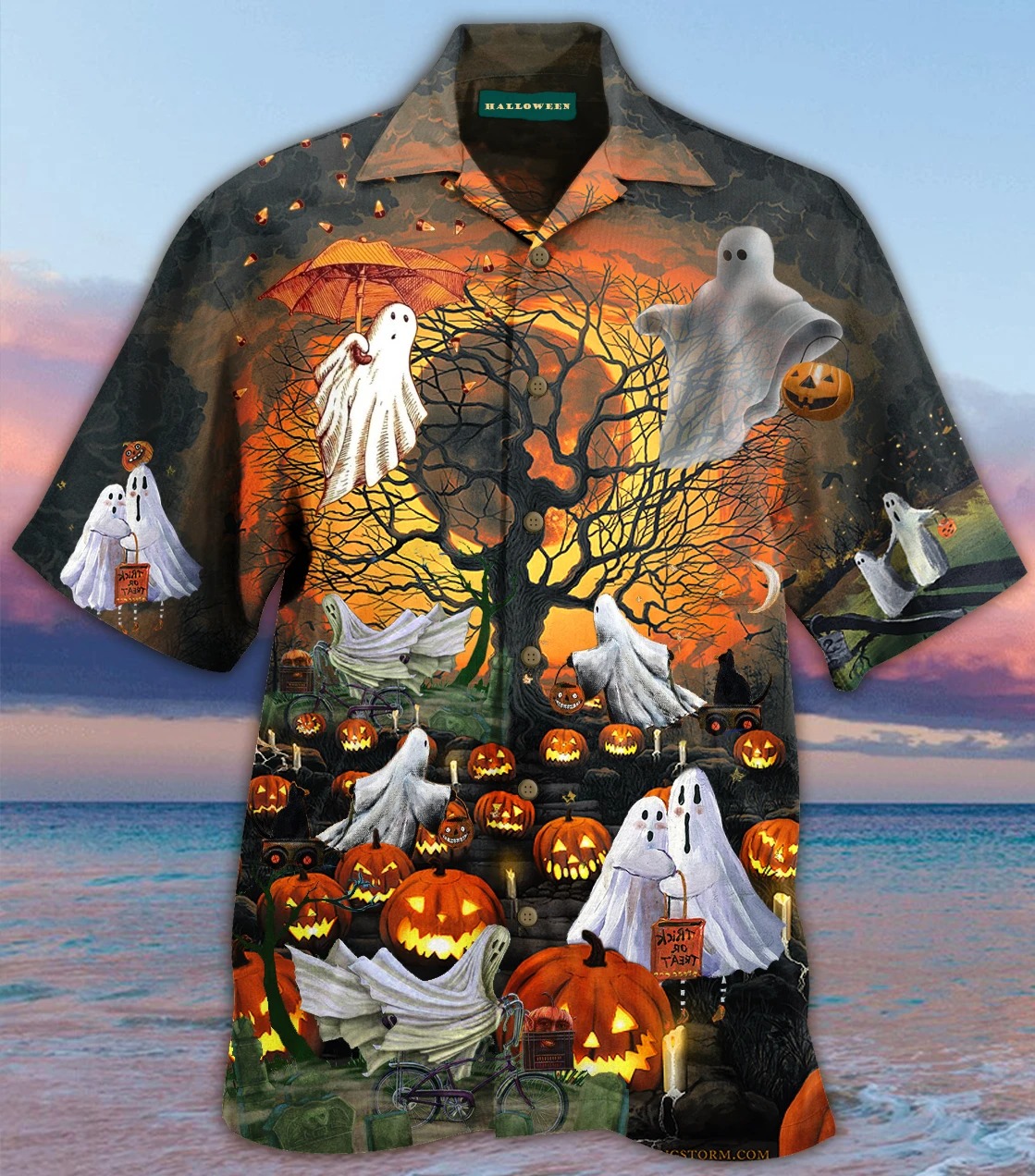 Ghouls just wanna have fun halloween hawaiian shirt