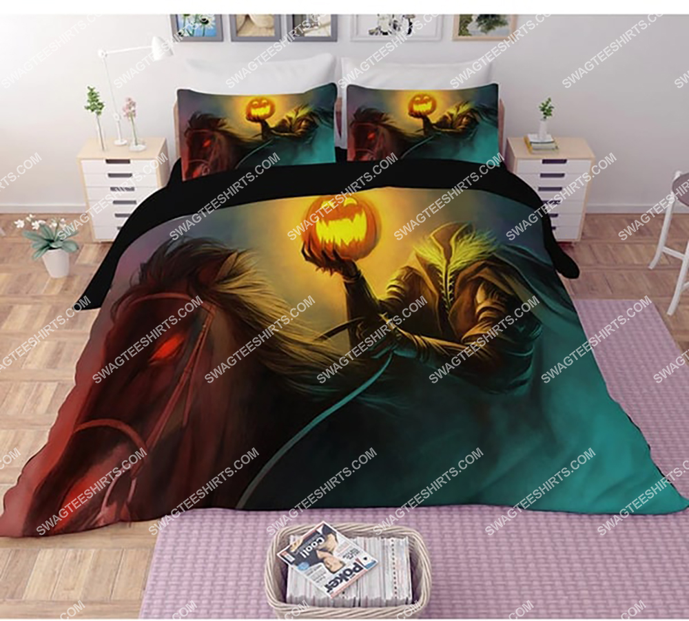 [special edition] The headless horseman and halloween night full printing bedding set – maria