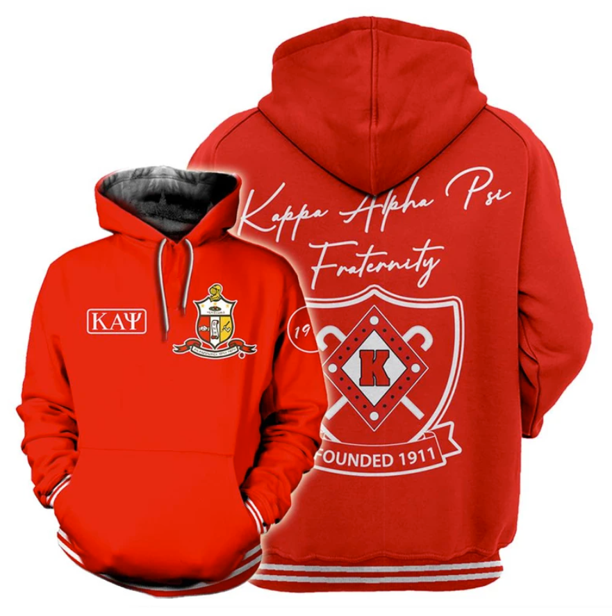 Kappa Alpha Psi founded 1911 all over printed 3D hoodie