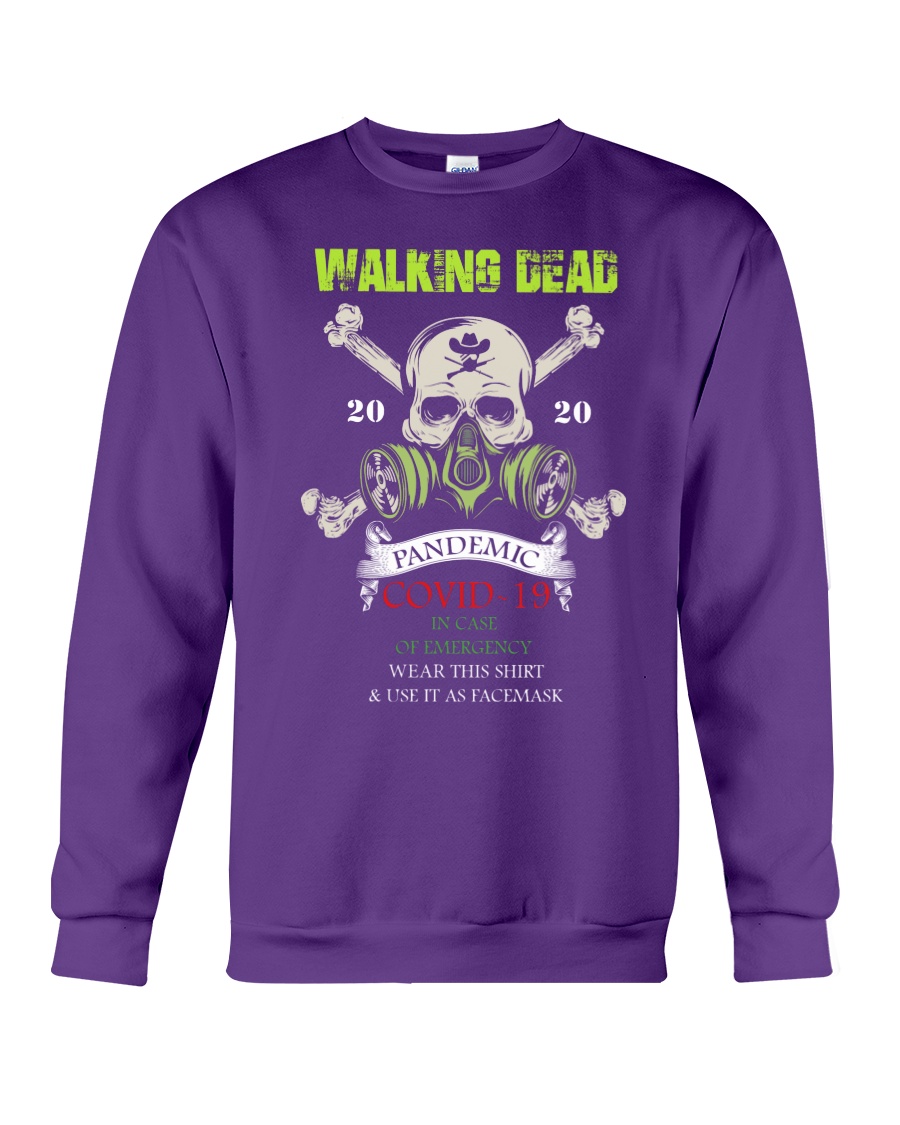 Walking Dead pandemic covid-19 in case of emergency sweatshirt