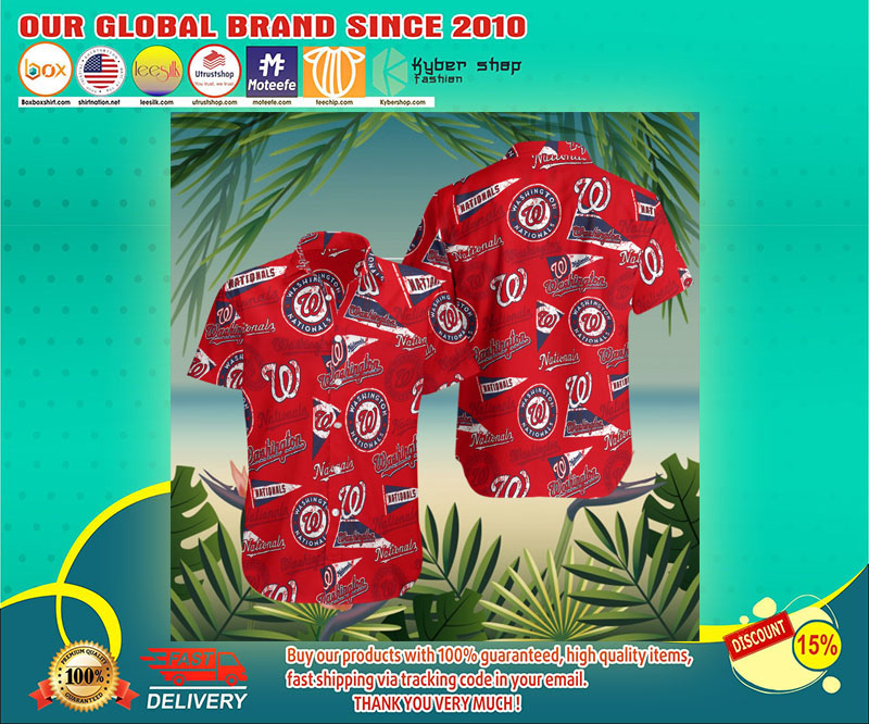 Washington nationals hawaiian shirt