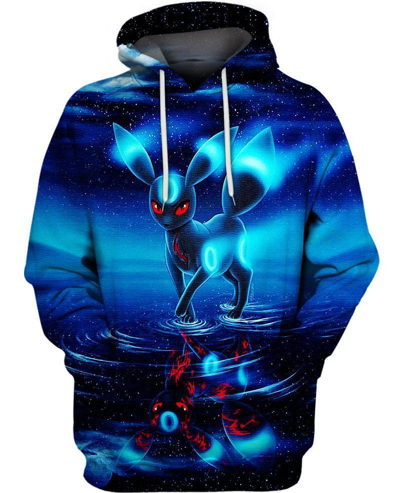 Pokemon umbreon 3d hoodie