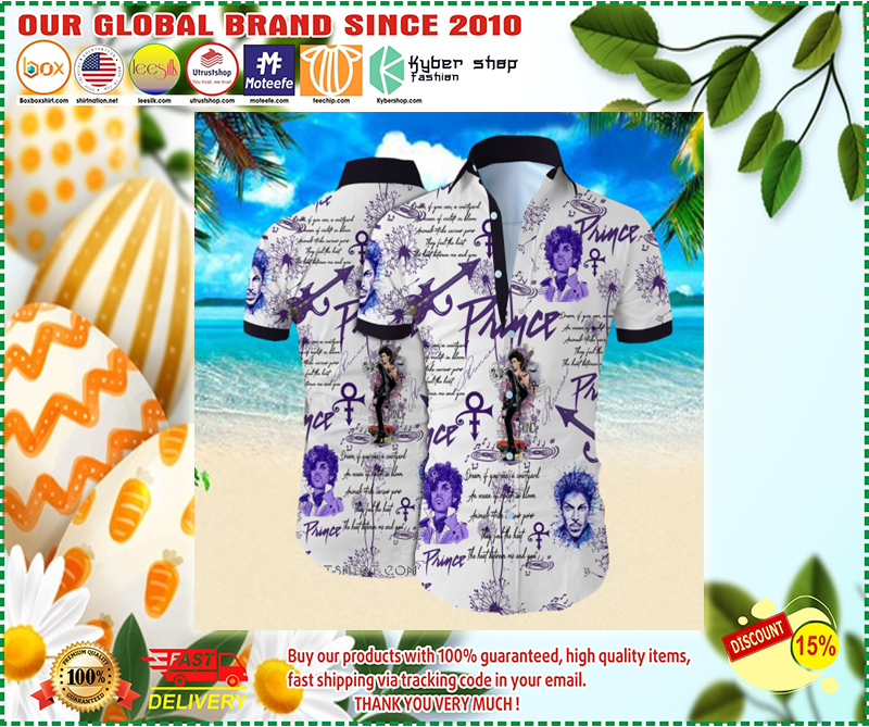 Prince all over printed hawaiian shirt 2