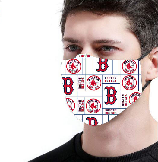 Boston red Sox logo face mask 3D – dnstyles