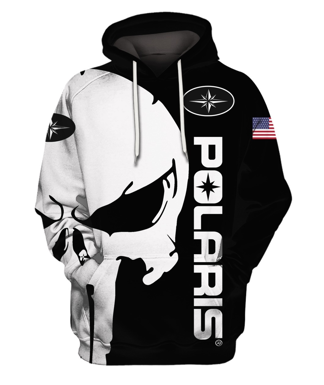 Polaris Punisher Skull 3d hoodie