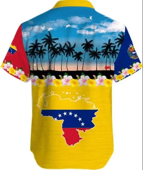Venezuela Tropical Short Sleeve Hawaiian Shirt 2