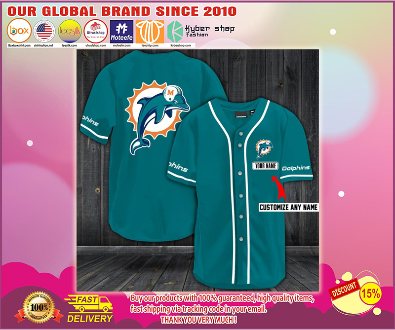 Personalized name jersey miami dolphins shirt 1