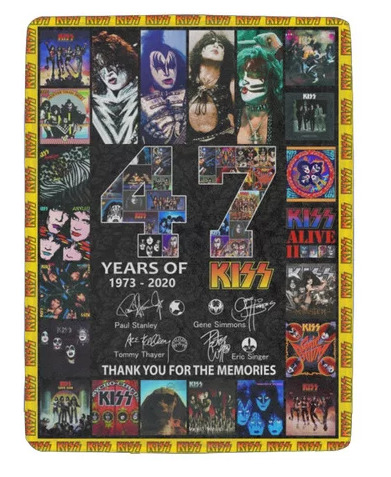 47 Years Of Kiss 1973 2020 Blanket – Saleoff 2512194