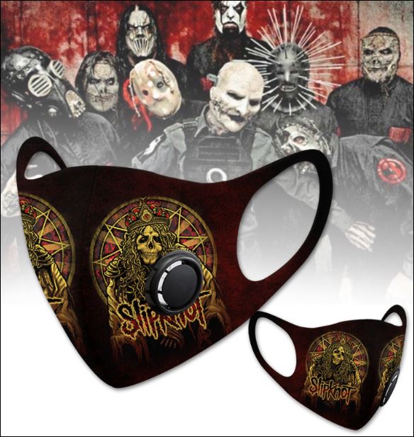 Slipknot filter activated carbon face mask 1