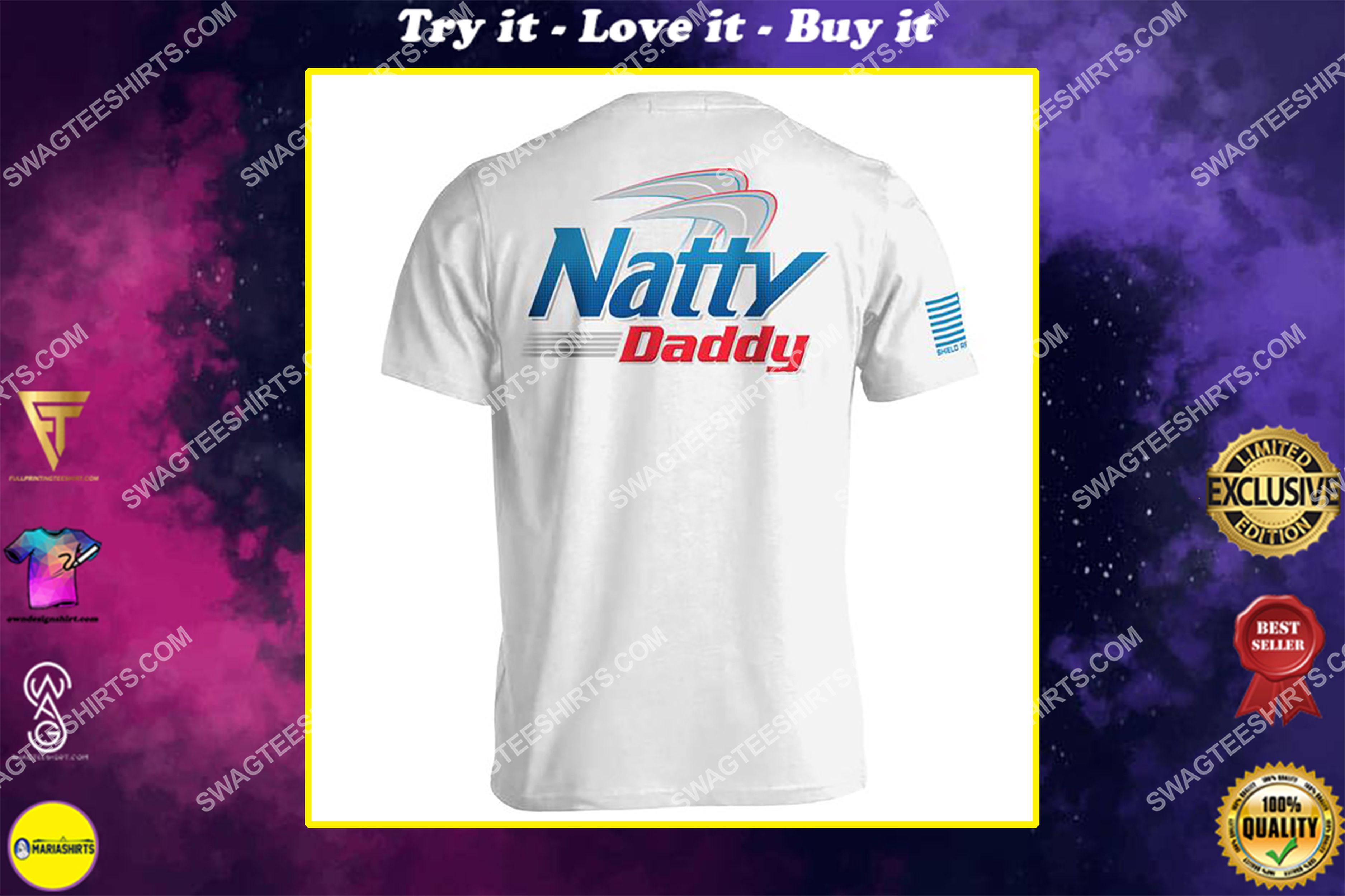 [special edition] fathers day natty daddy full print shirt – maria