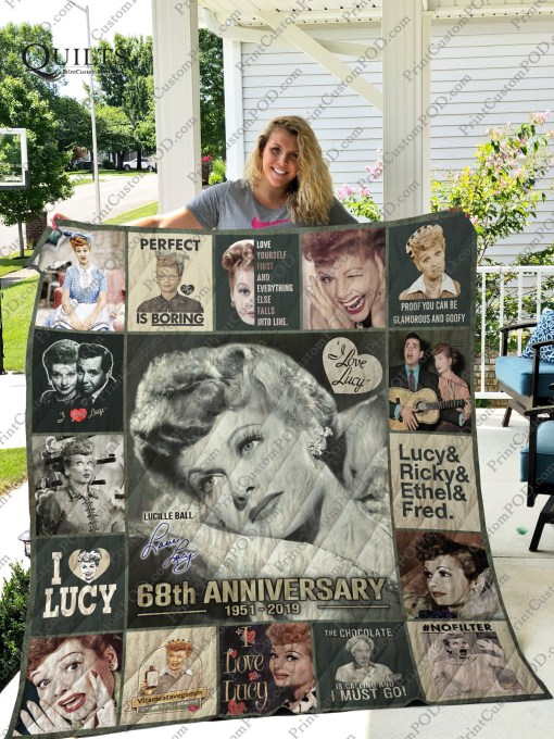 I love lucy 68th anniversary quilt