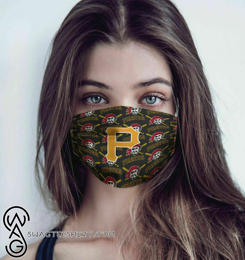 Major league baseball pittsburgh pirates cotton face mask