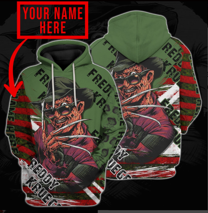 Freddy Krueger A nightmare on Elm street custom name hoodie and shirt – LIMITED EDITION