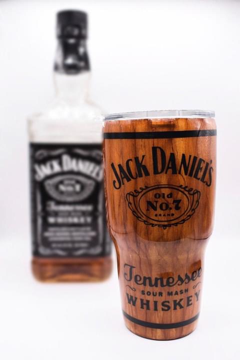 Jack Daniel’s Logo Wood tumbler – Saleoff 220621