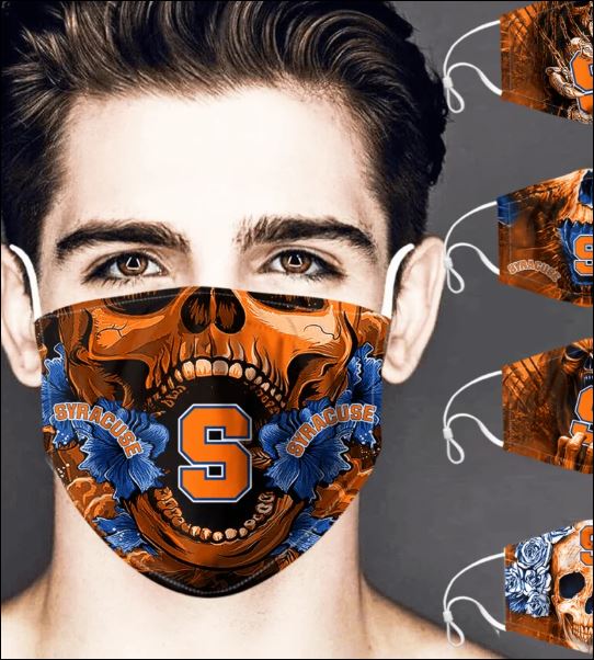 Syracuse Orange skull face mask