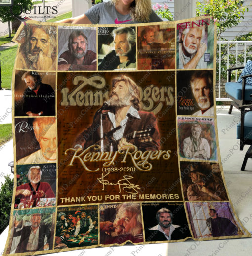 Thank You For The Memories Kenny Rogers Quilt Blanket – hothot 260320