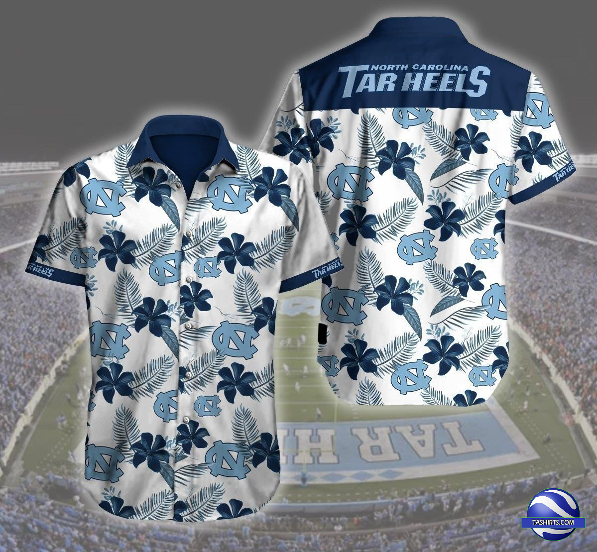 North Carolina Tar Heels NCAA Hawaiian Shirt