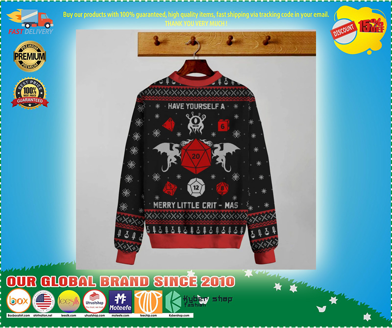 GAME MERRY LITTLE CRIT-MAS KNIT SWEATER 1