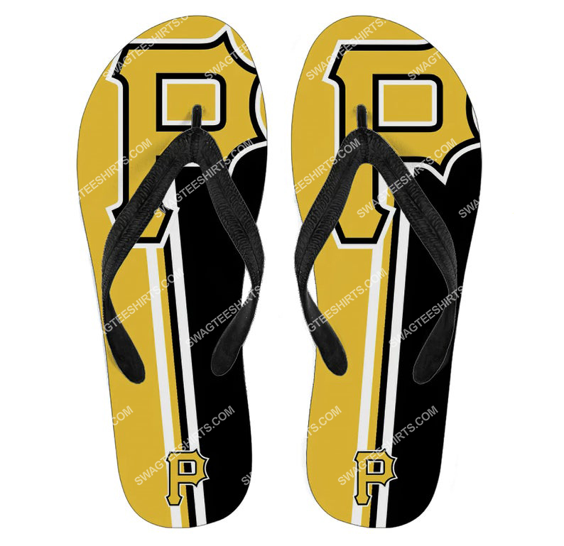 [special edition] the pittsburgh pirates baseball full printing flip flops – maria