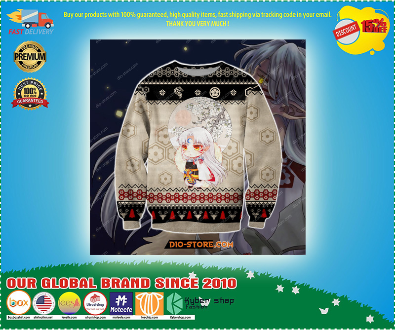 Inuysha manga ugly christmas sweater 2