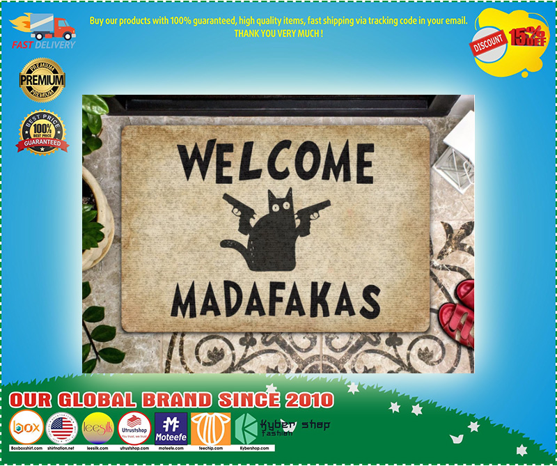 WELCOME MADAFAKAS doormat 1