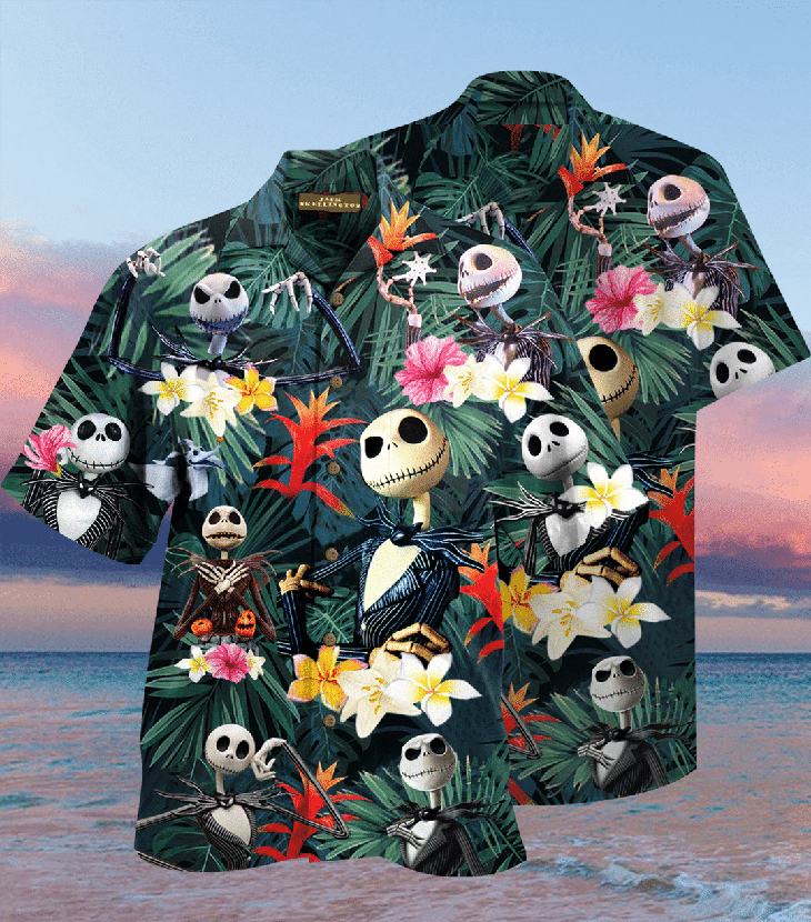 Jack Skellington Hawaiian Shirt1