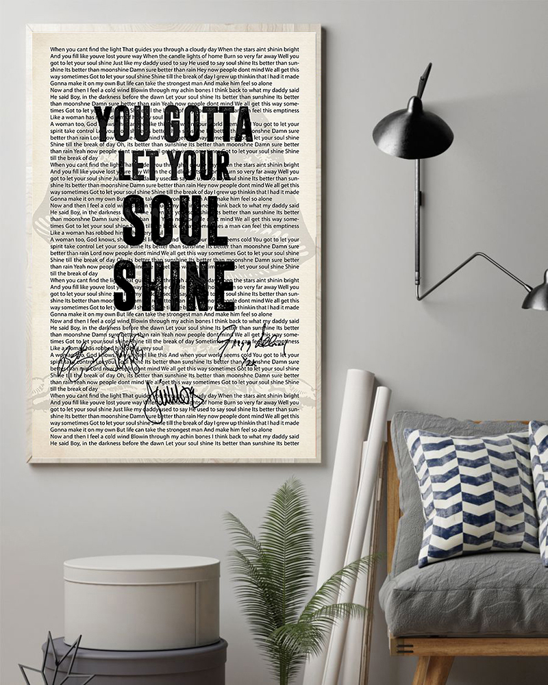 you gotta let your soul shine poster – maria