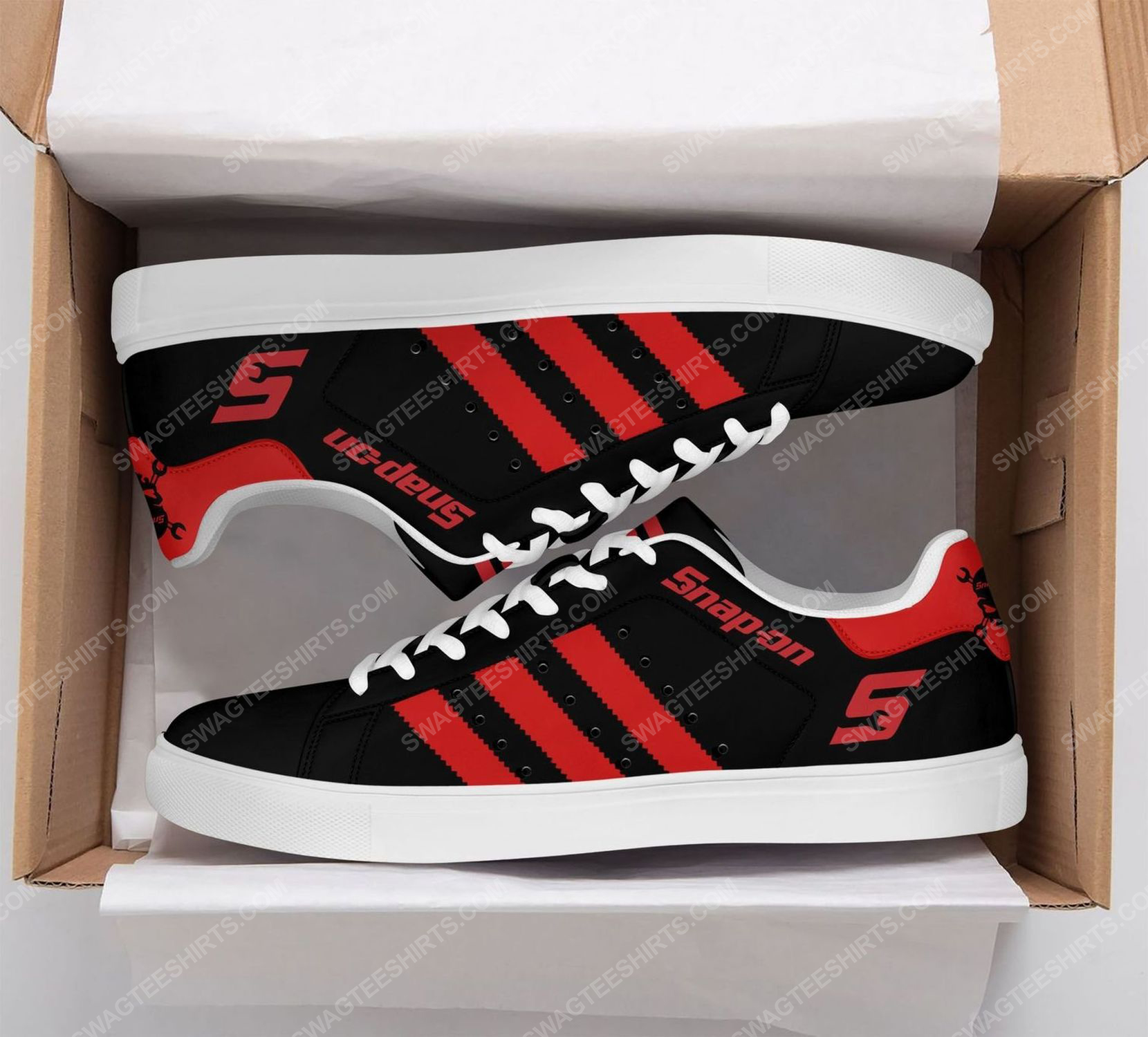 The snap-on version black stan smith shoes 2