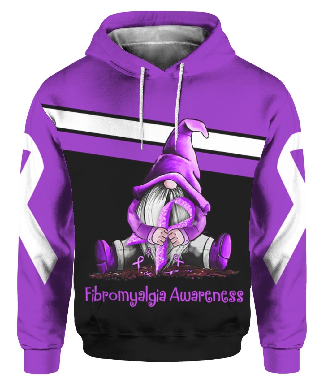 Fibromyalgia Awareness Gnome 3d hoodie, shirt and sweatshirt
