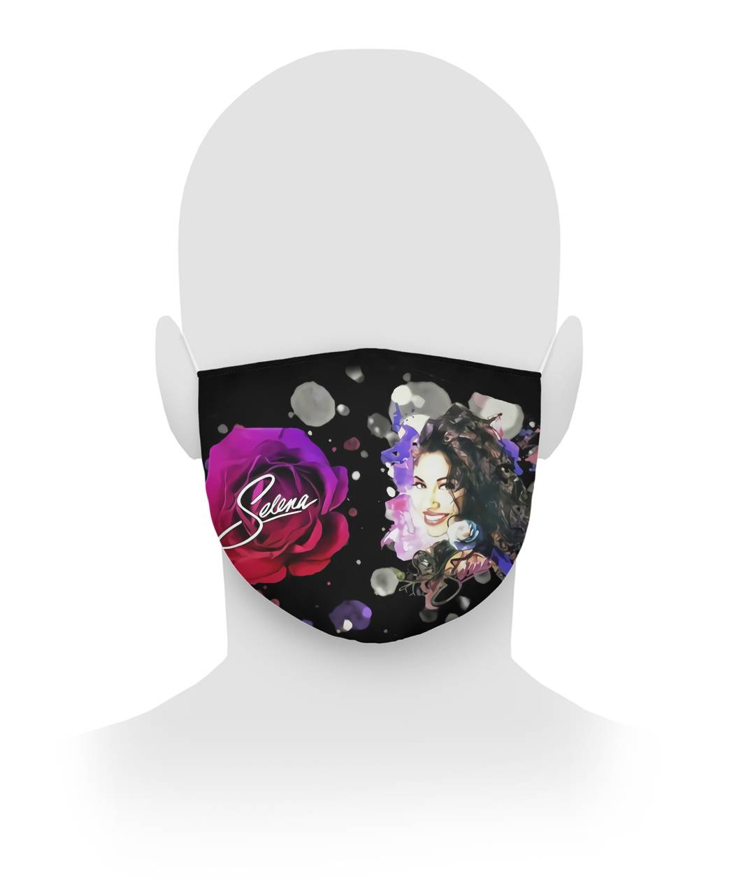 Selena 3d face mask - detail