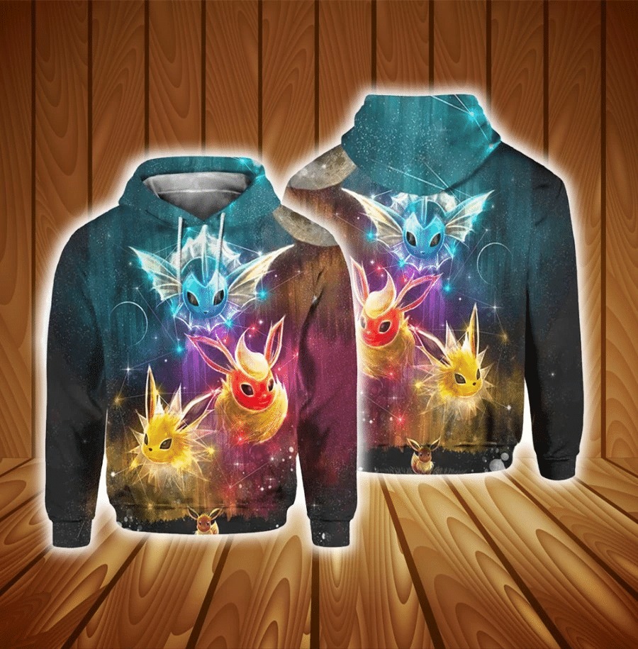 Eevee 3D all over print Hoodie – BBS